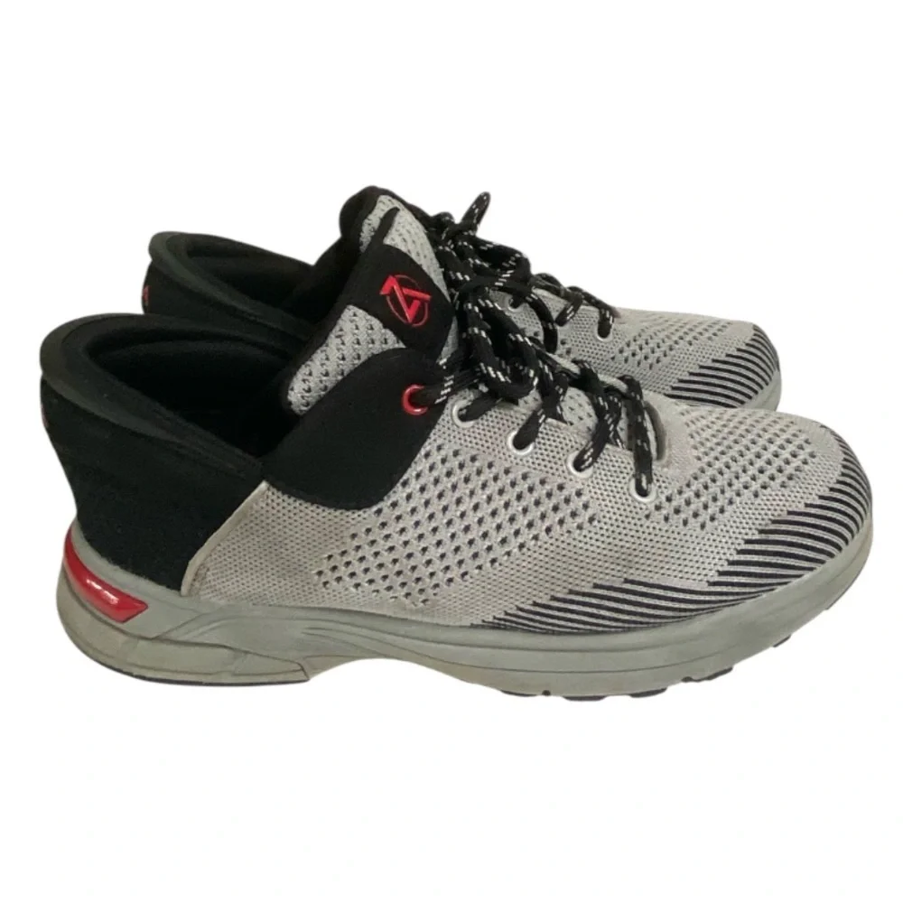 Zeba Hands-Free Men’s Sneakers Size 8 Gray Step-In Comfort Shoes